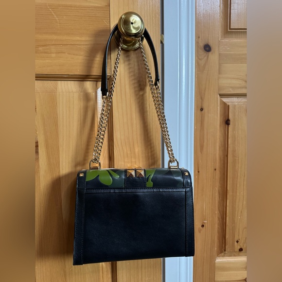 Michael Kors Black and Green Studded Women's Bag - Picture 2 of 2